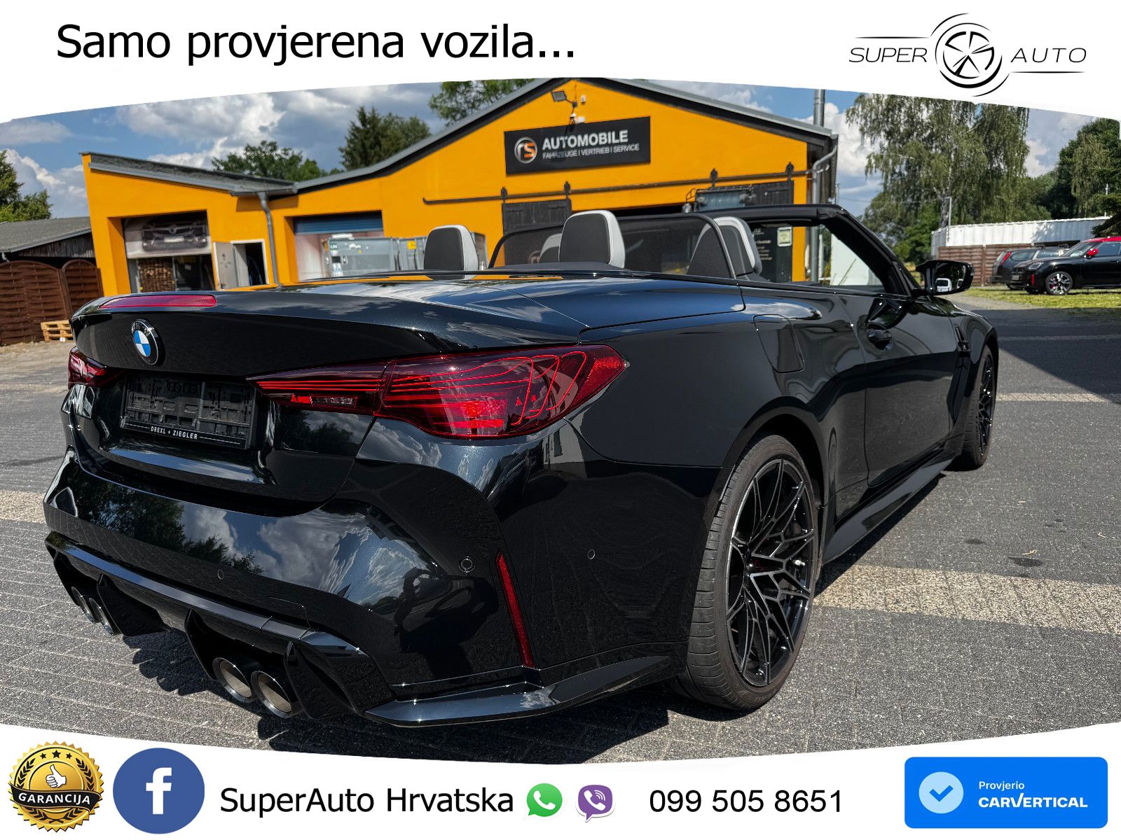 BMW M4 Convertible Competition 3.0 (530 KS) xDrive Steptronic LED+GR SJED+ACC
