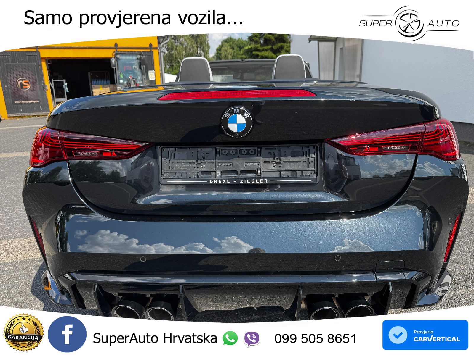BMW M4 Convertible Competition 3.0 (530 KS) xDrive Steptronic LED+GR SJED+ACC