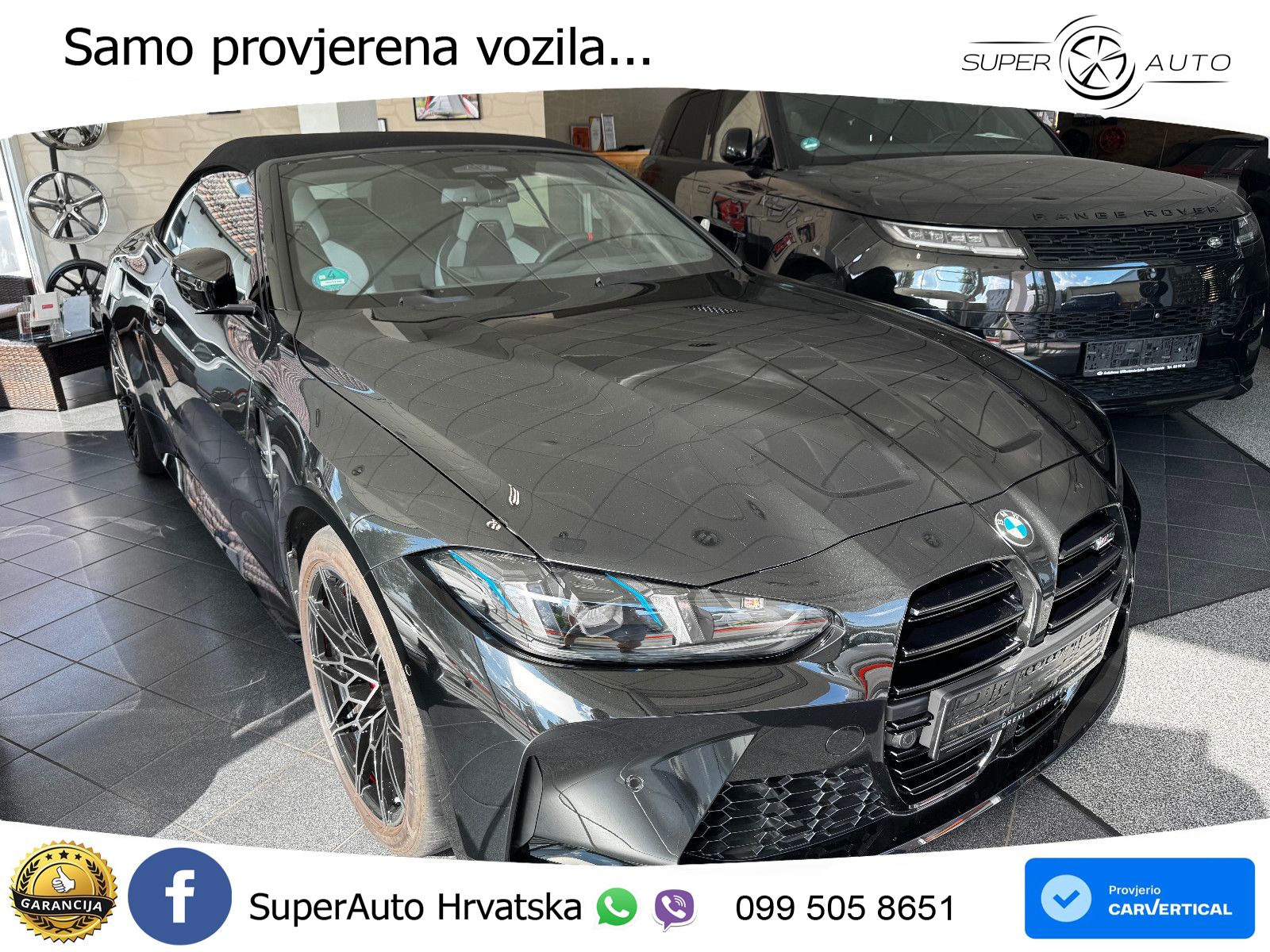 BMW M4 Convertible Competition 3.0 (530 KS) xDrive Steptronic LED+GR SJED+ACC