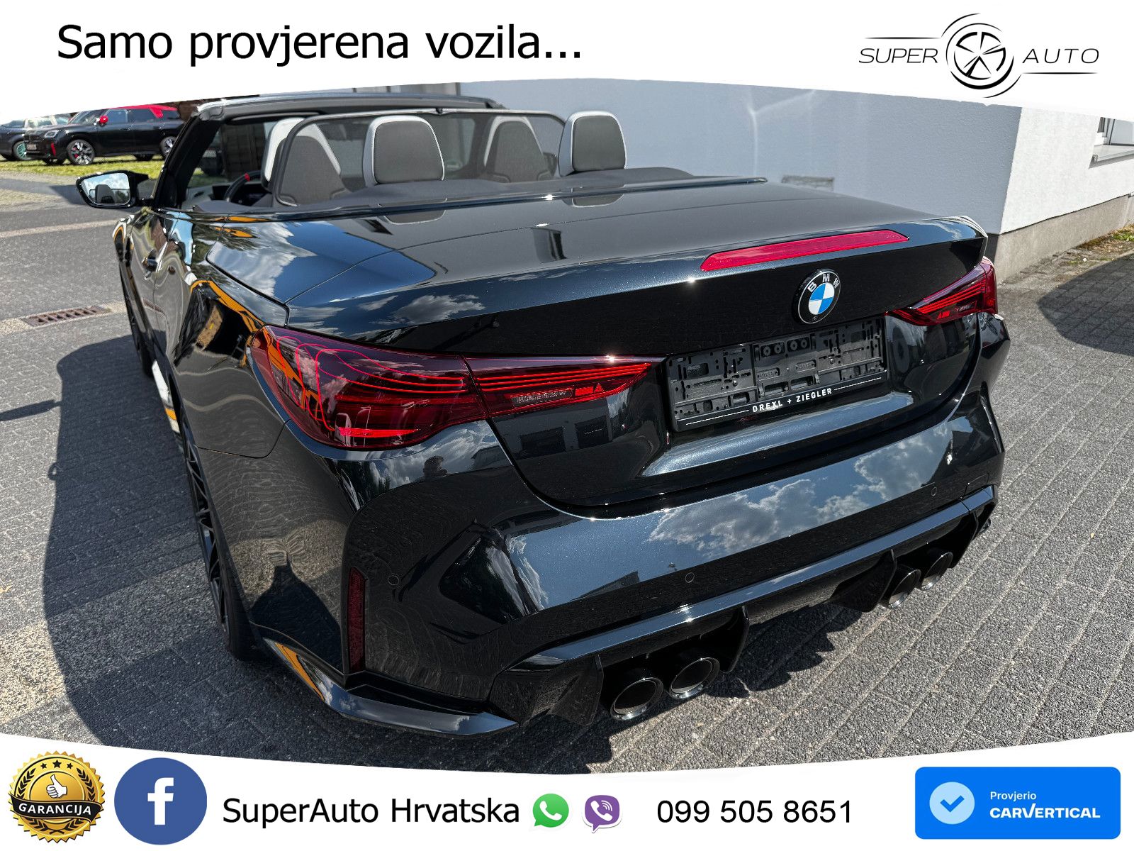 BMW M4 Convertible Competition 3.0 (530 KS) xDrive Steptronic LED+GR SJED+ACC