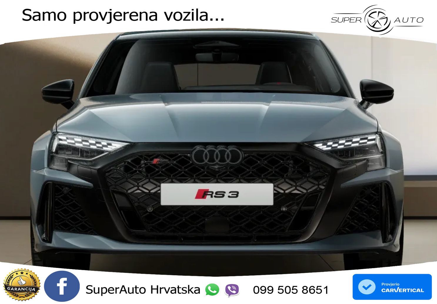 Audi RS3 Sedan 2.5 TFSI (400 KS) quattro S tronic LED+GR SJED+ACC
