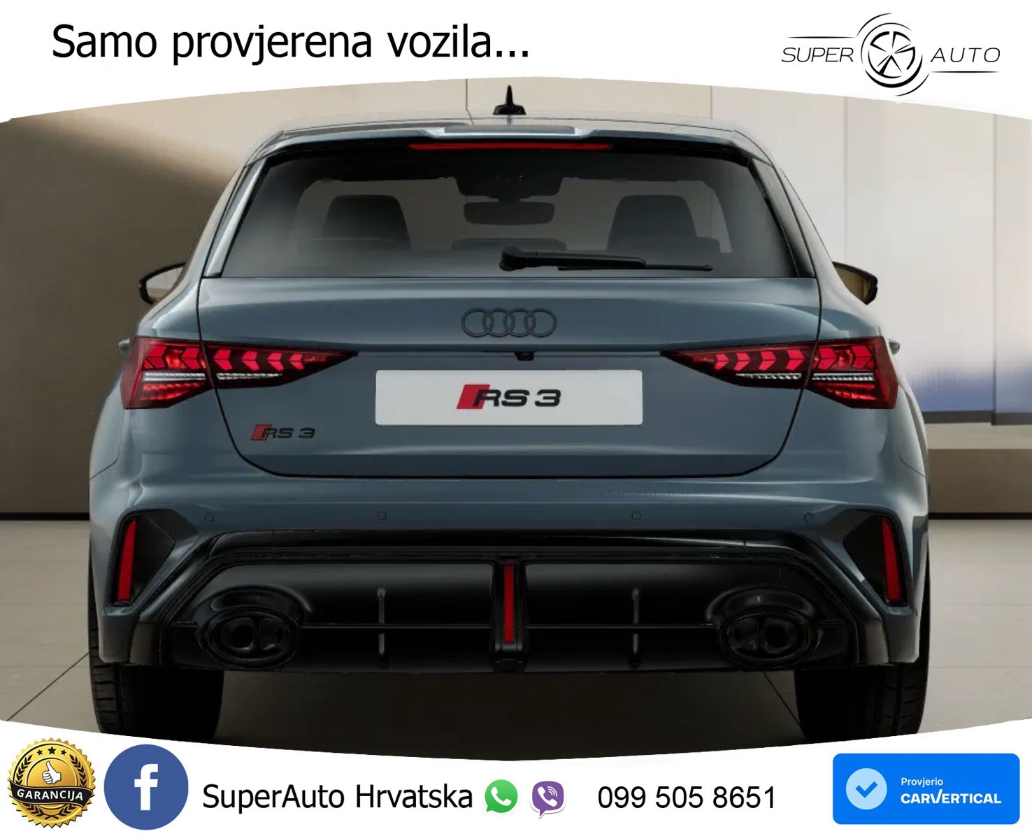 Audi RS3 Sedan 2.5 TFSI (400 KS) quattro S tronic LED+GR SJED+ACC
