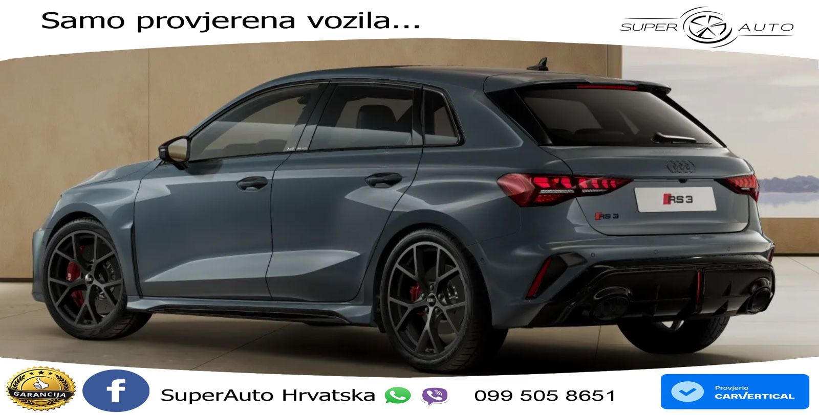 Audi RS3 Sedan 2.5 TFSI (400 KS) quattro S tronic LED+GR SJED+ACC