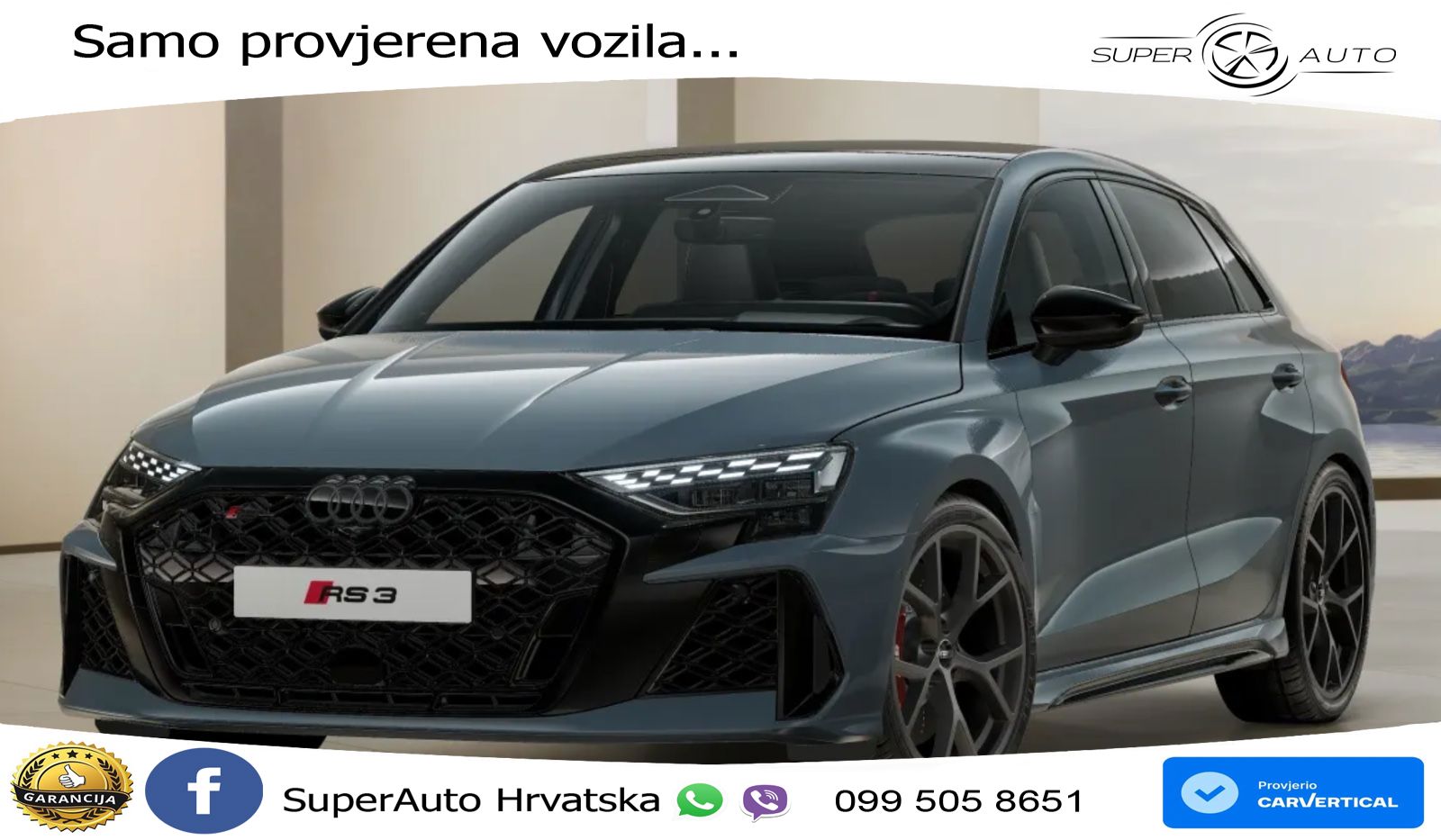 Audi RS3 Sedan 2.5 TFSI (400 KS) quattro S tronic LED+GR SJED+ACC