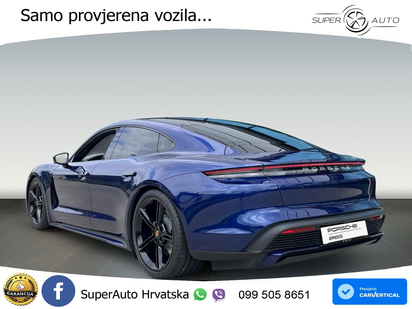 Porsche Taycan Turbo 93.4 kWh (680 KS)