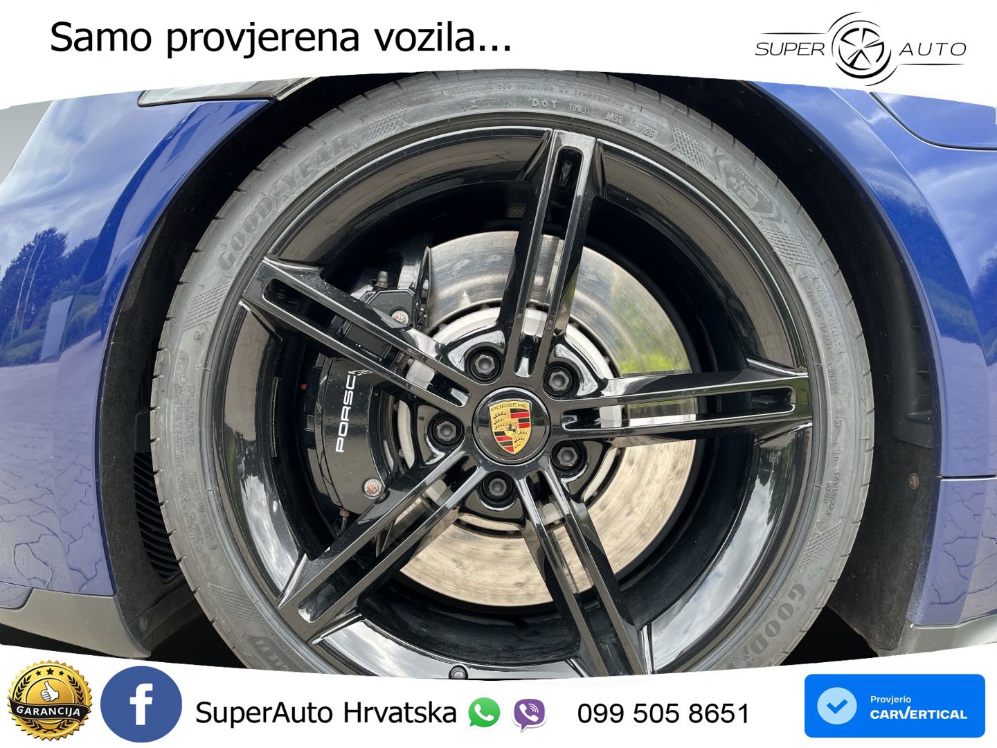 Porsche Taycan Turbo 93.4 kWh (680 KS)