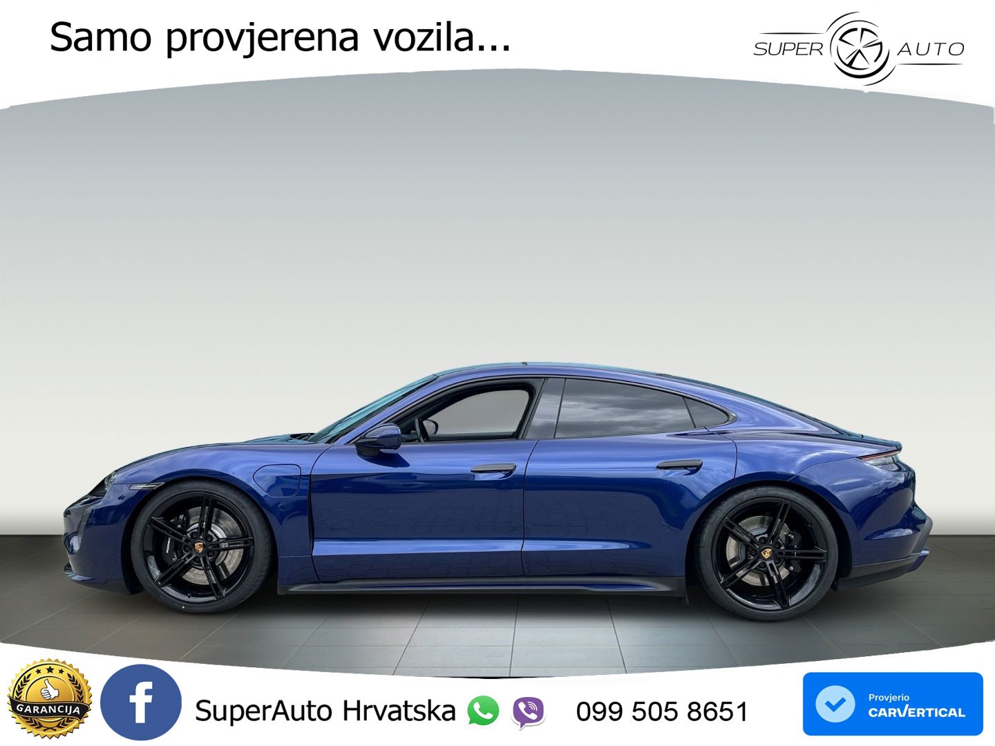 Porsche Taycan Turbo 93.4 kWh (680 KS)