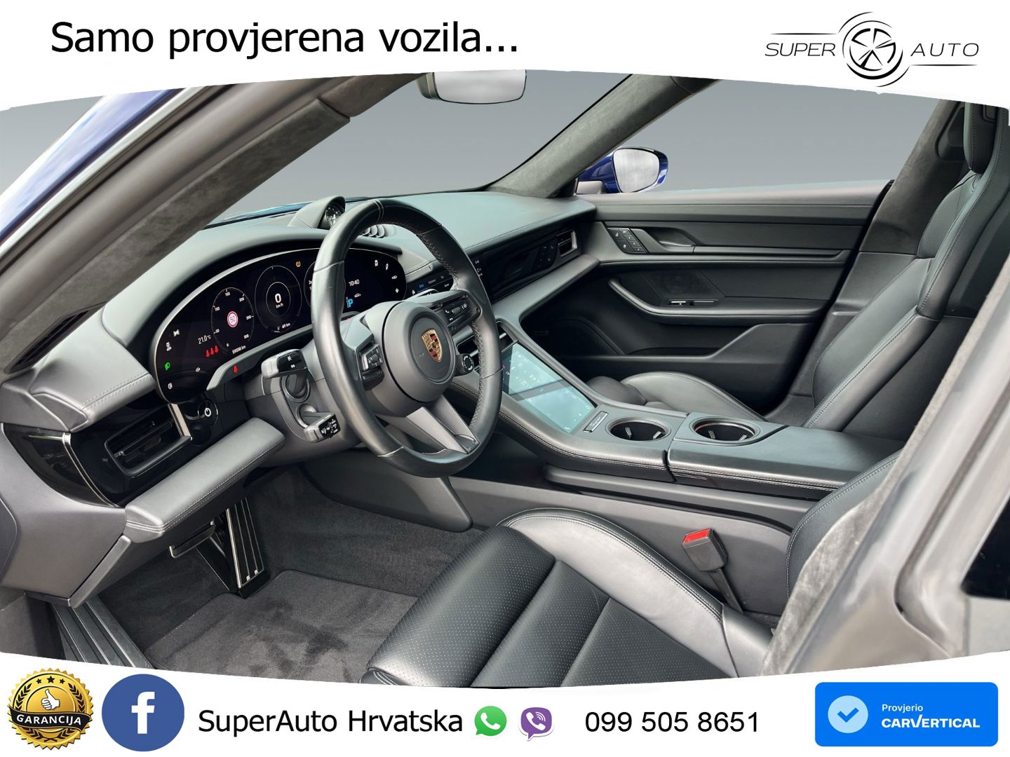 Porsche Taycan Turbo 93.4 kWh (680 KS)