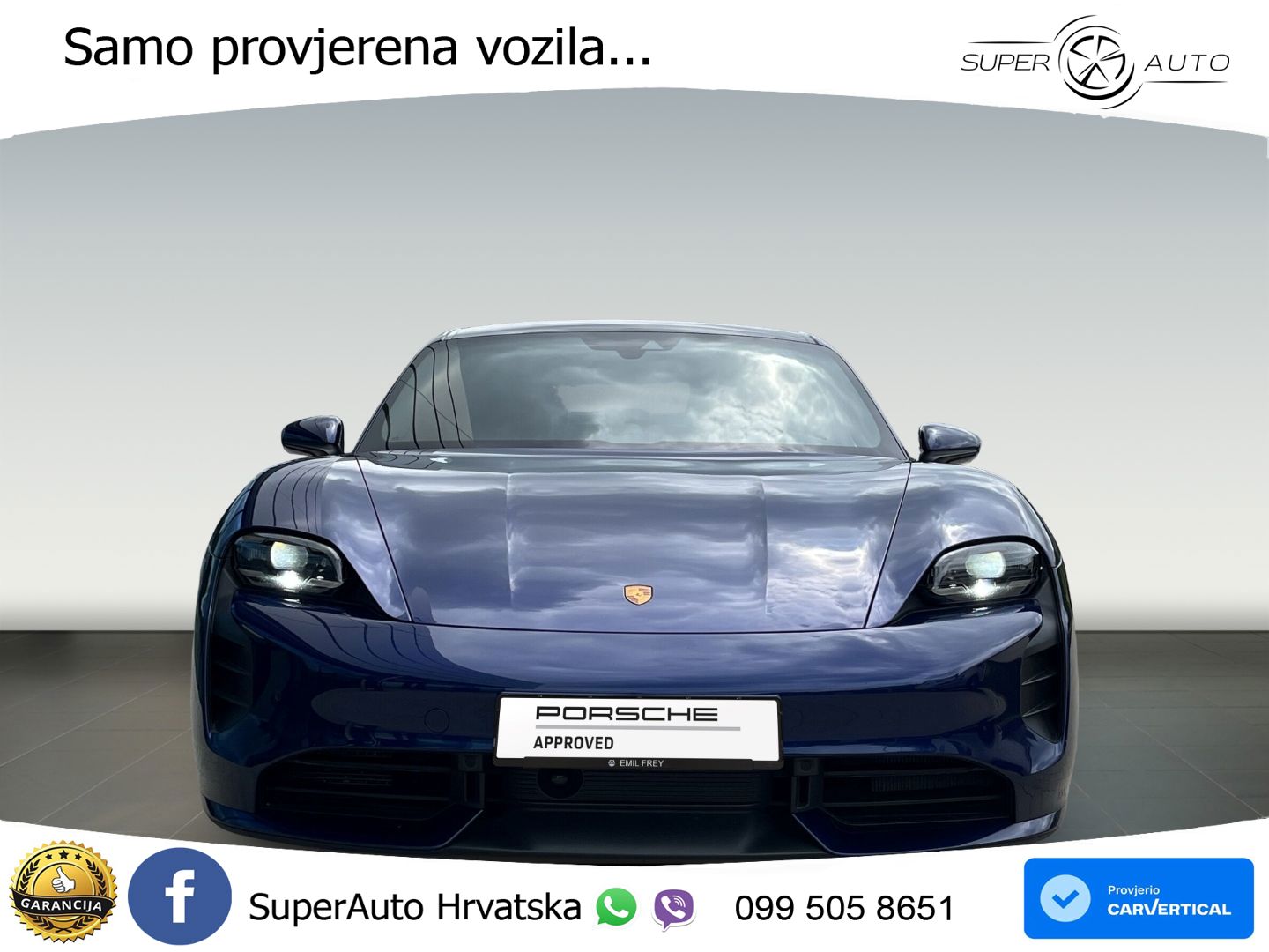 Porsche Taycan Turbo 93.4 kWh (680 KS)