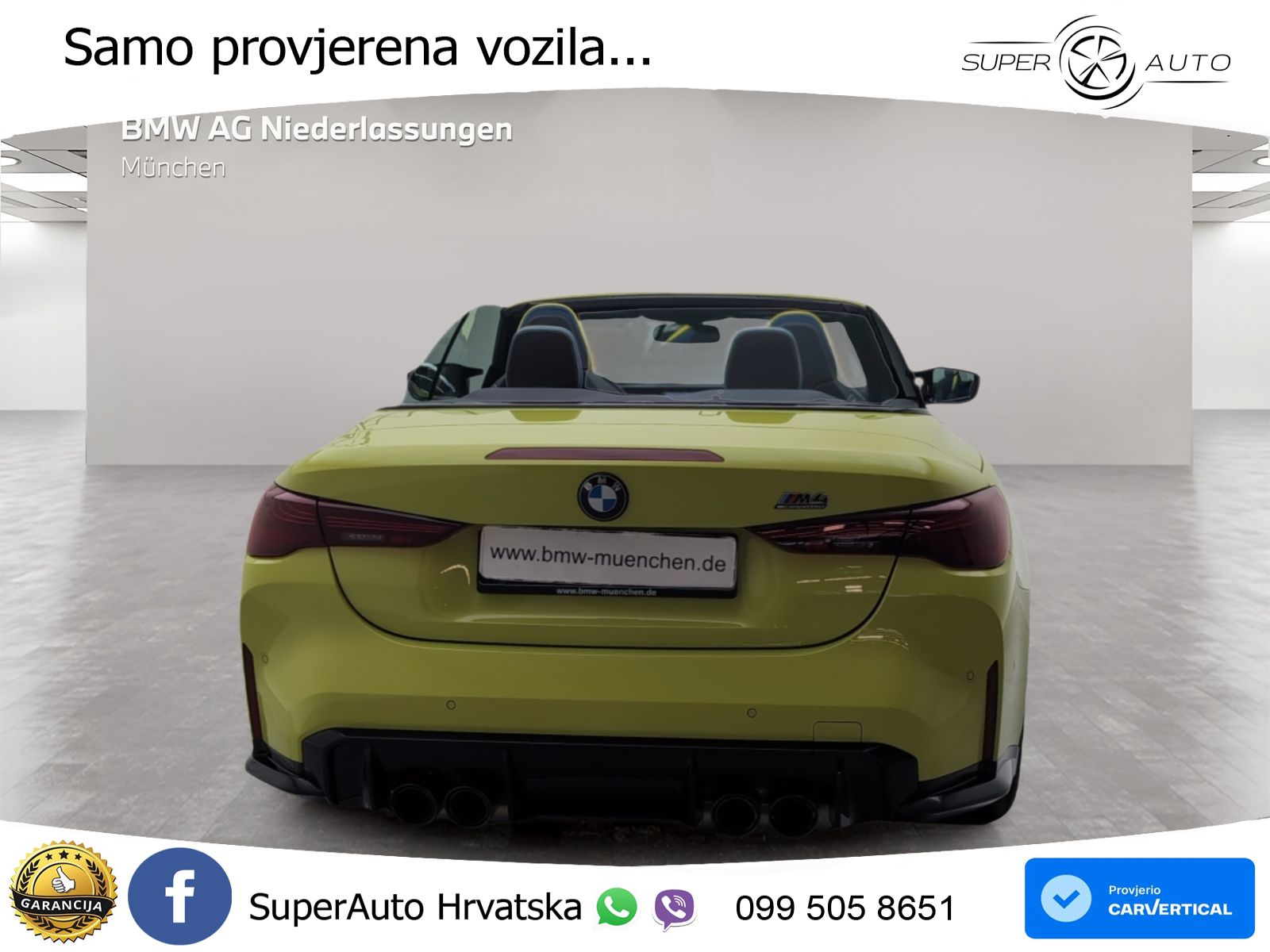 BMW M4 Convertible Competition 3.0 (530 KS) xDrive Steptronic