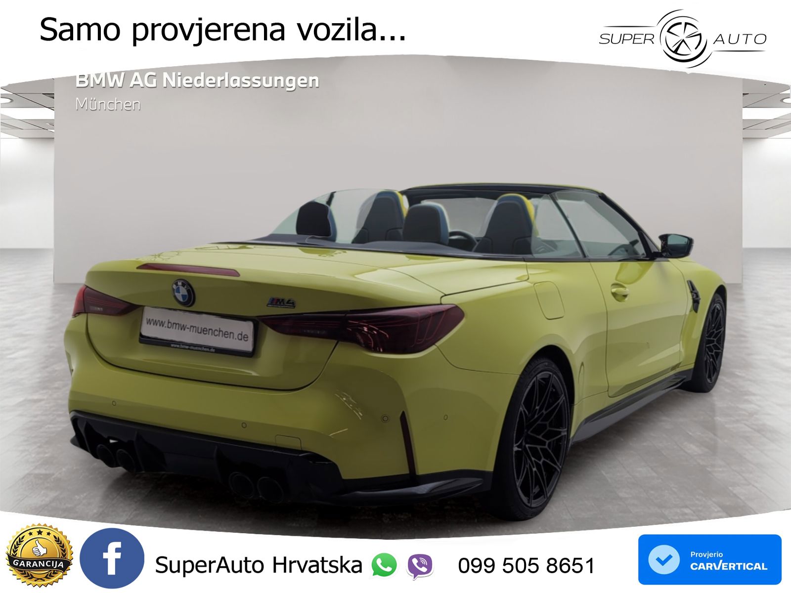 BMW M4 Convertible Competition 3.0 (530 KS) xDrive Steptronic