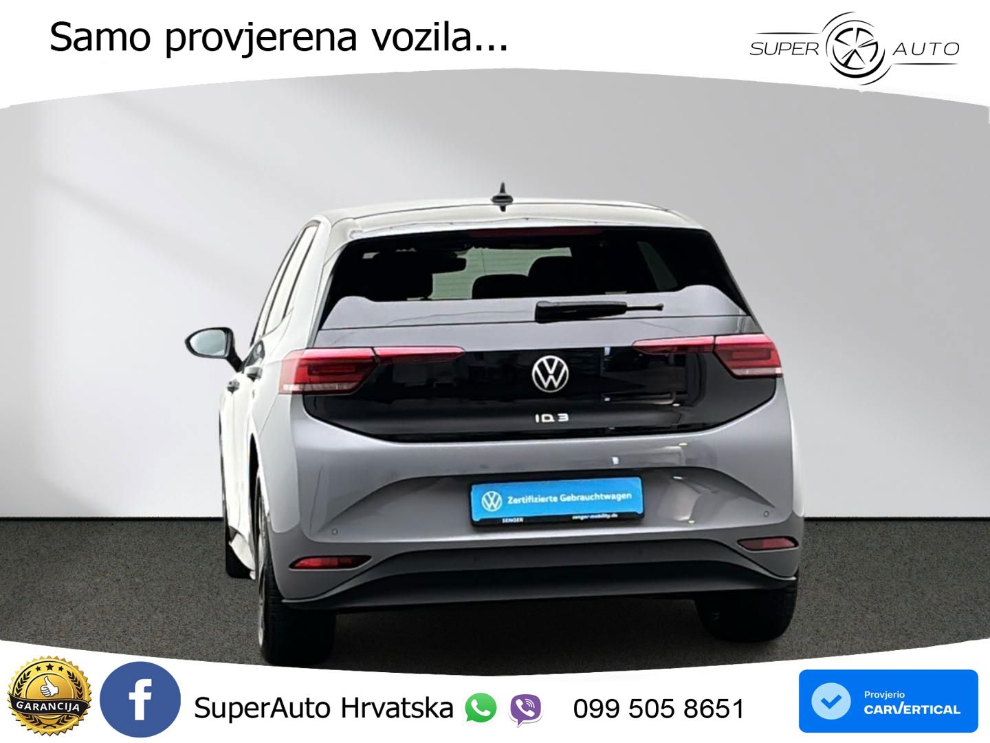 Volkswagen ID.3 Pro 62 kWh (204 KS) LED+GR SJED+ACC