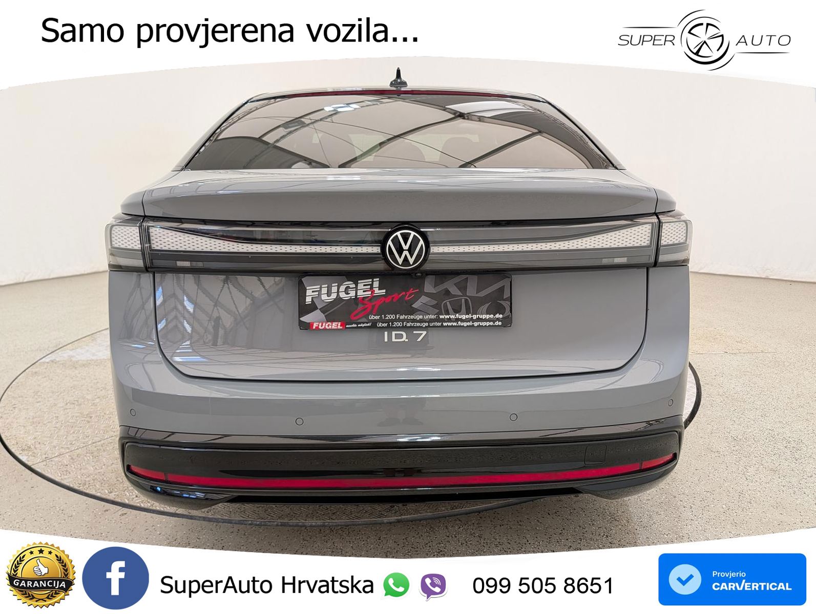 Volkswagen ID.7 Pro 82 kWh (286 KS)