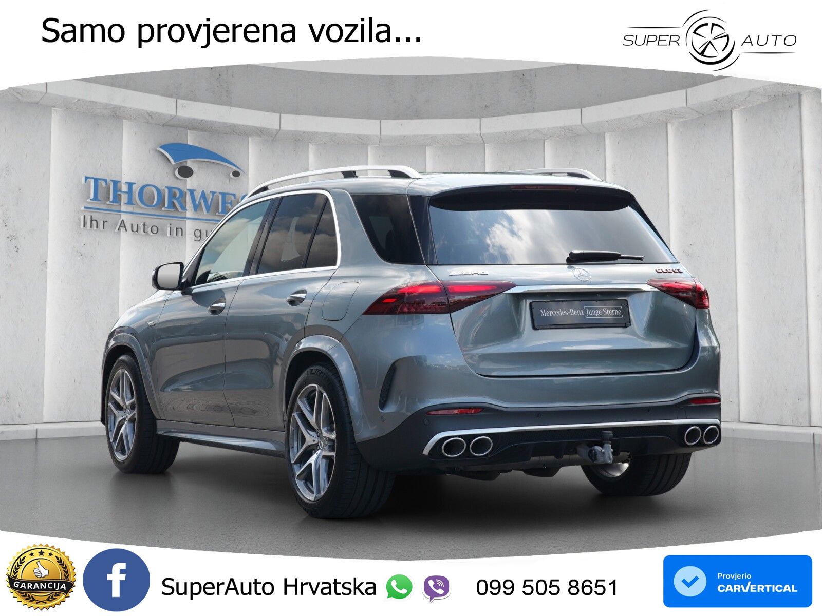 Mercedes AMG GLE 53 (544 KS) Hybrid 4MATIC+ 9G-TRONIC LED+GR SJED+ACC
