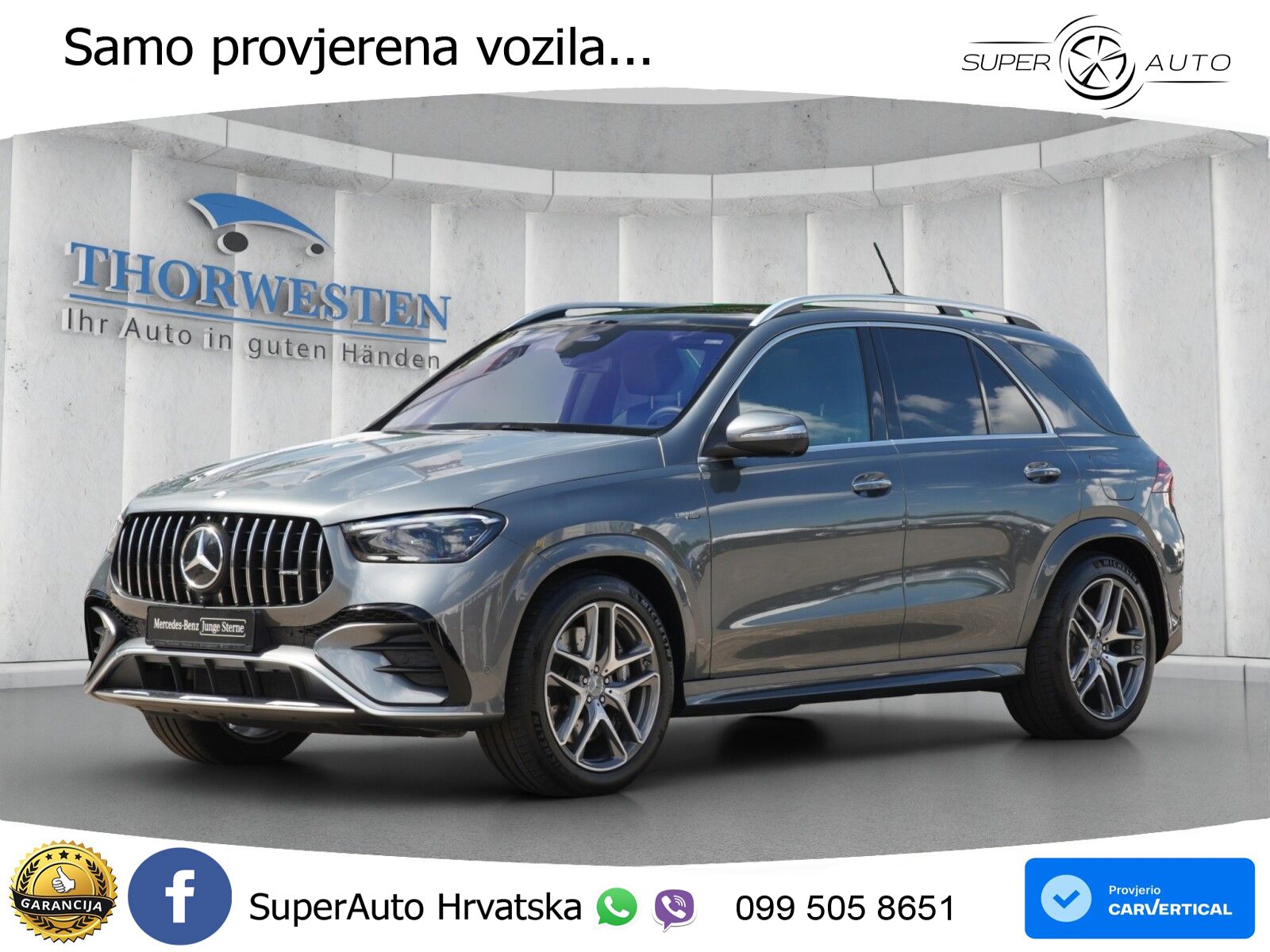 Mercedes AMG GLE 53 (544 KS) Hybrid 4MATIC+ 9G-TRONIC LED+GR SJED+ACC