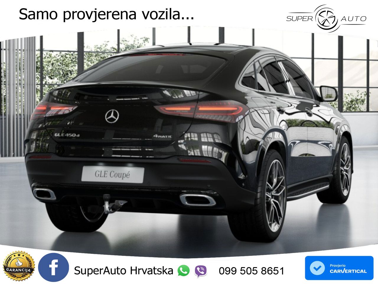 Mercedes GLE Coupe 450d (367 KS) EQ Boost 4MATIC 9G-TRONIC AMG LED+GR SJED+ACC