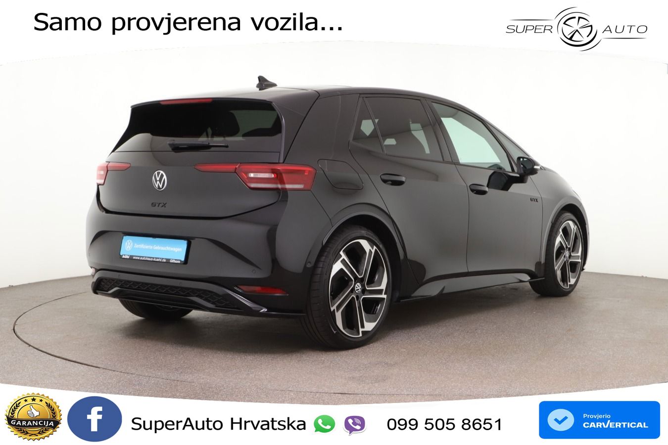 Volkswagen ID.3 GTX Performance 84 kWh (326 KS)
