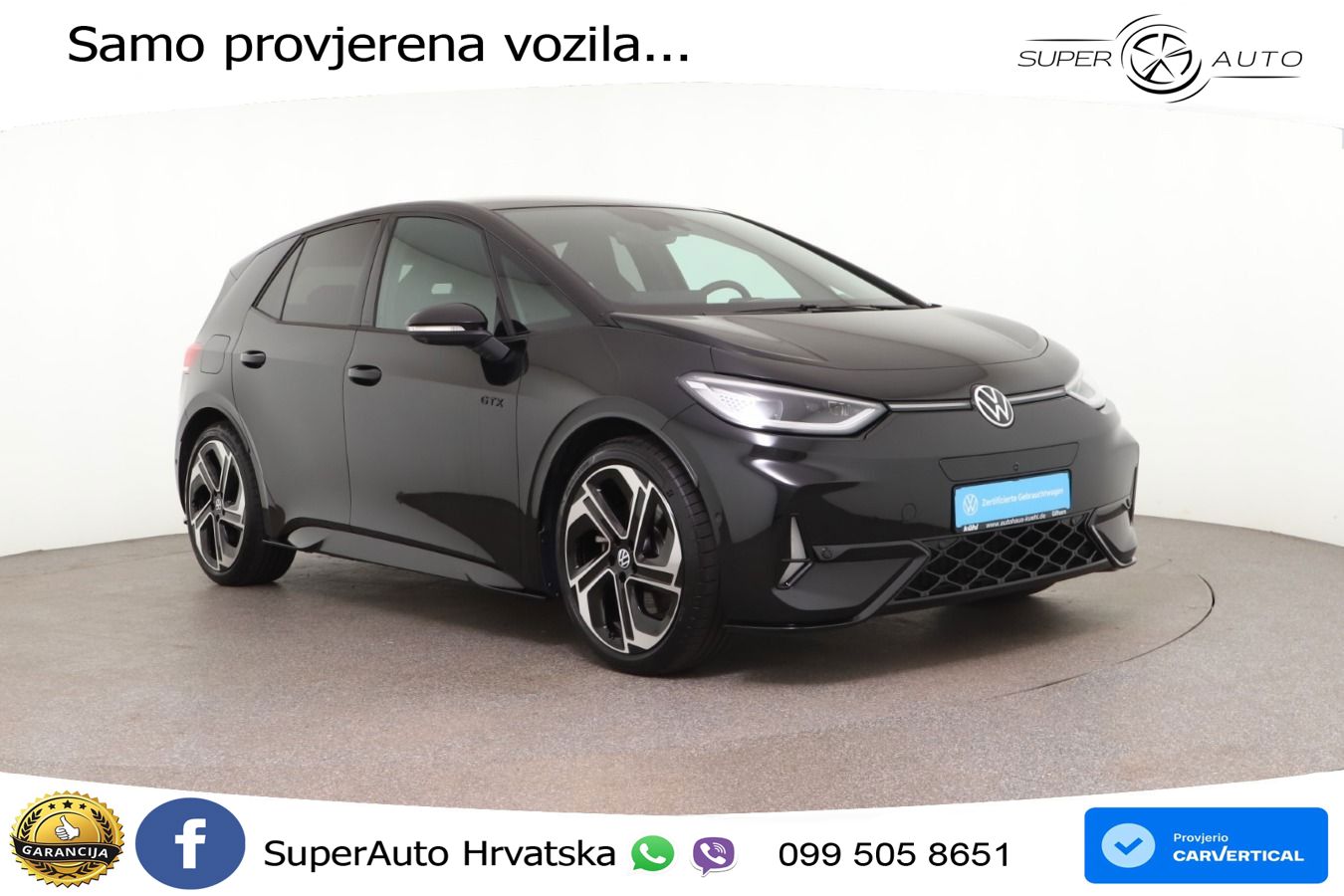 Volkswagen ID.3 GTX Performance 84 kWh (326 KS)