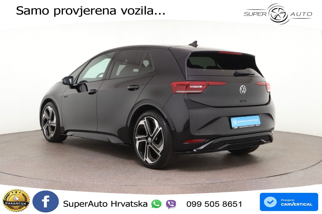 Volkswagen ID.3 GTX Performance 84 kWh (326 KS)