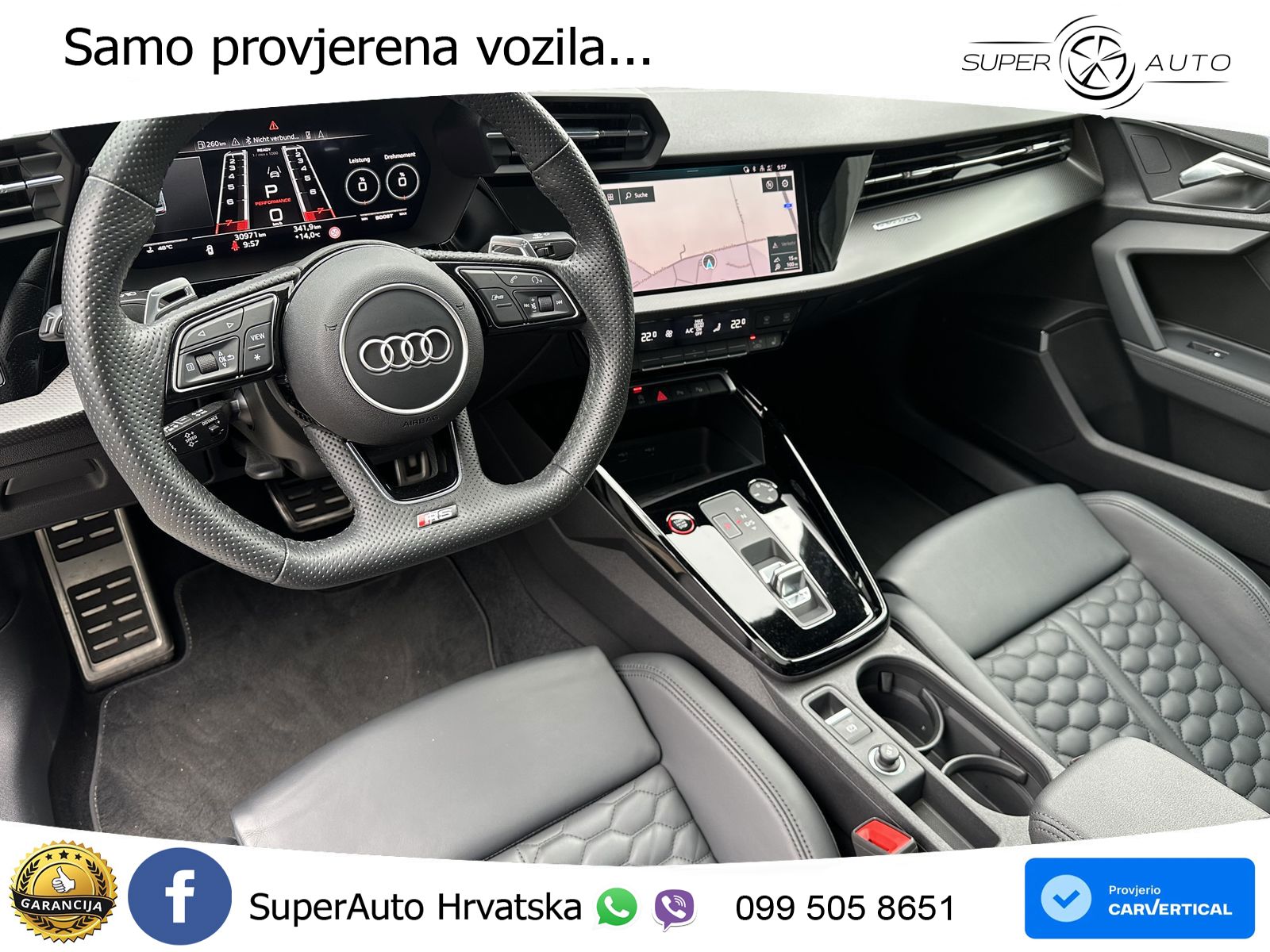 Audi RS3 Sedan 2.5 TFSI (400 KS) quattro S tronic LED+GR SJED+ACC