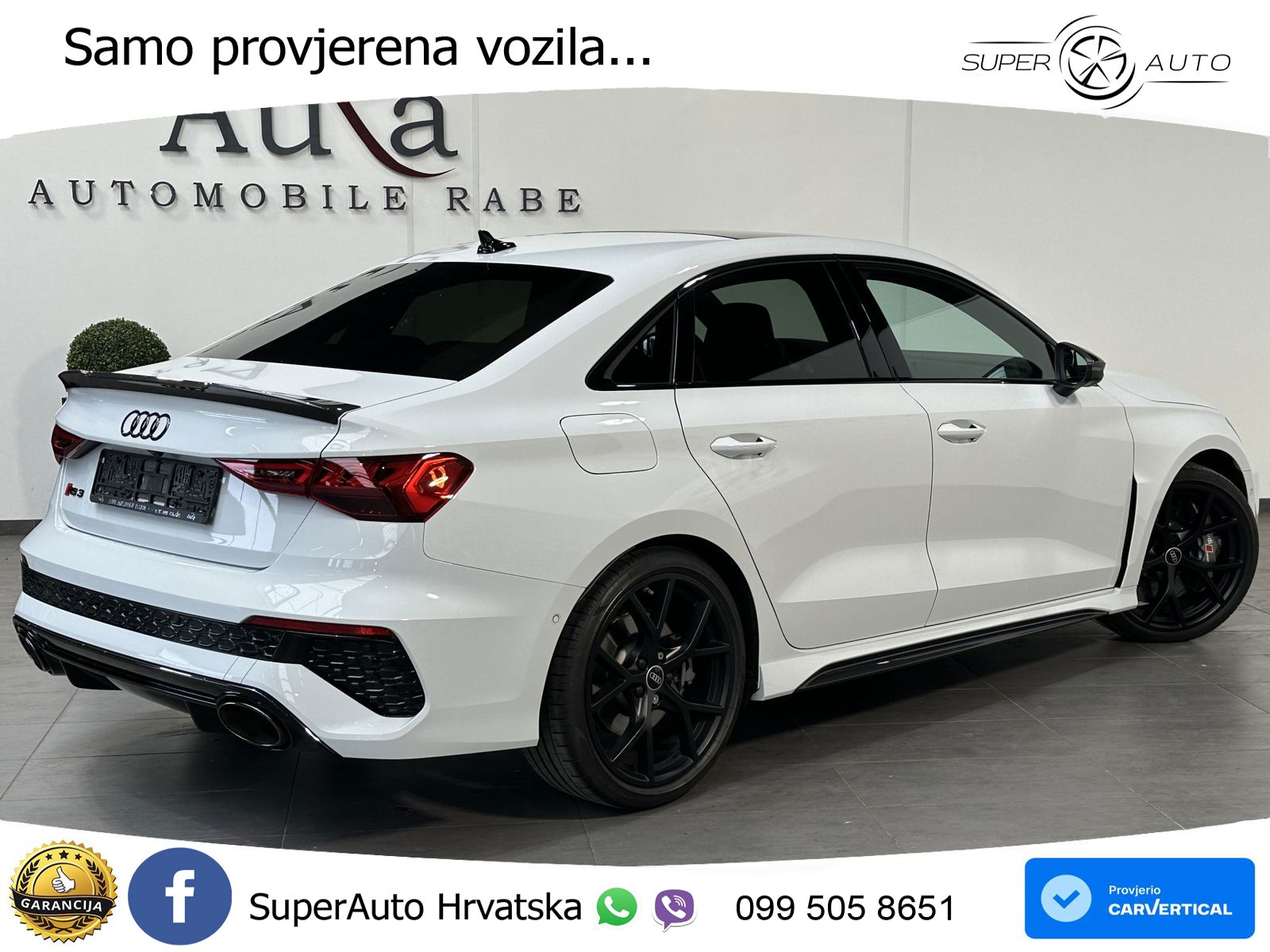 Audi RS3 Sedan 2.5 TFSI (400 KS) quattro S tronic LED+GR SJED+ACC