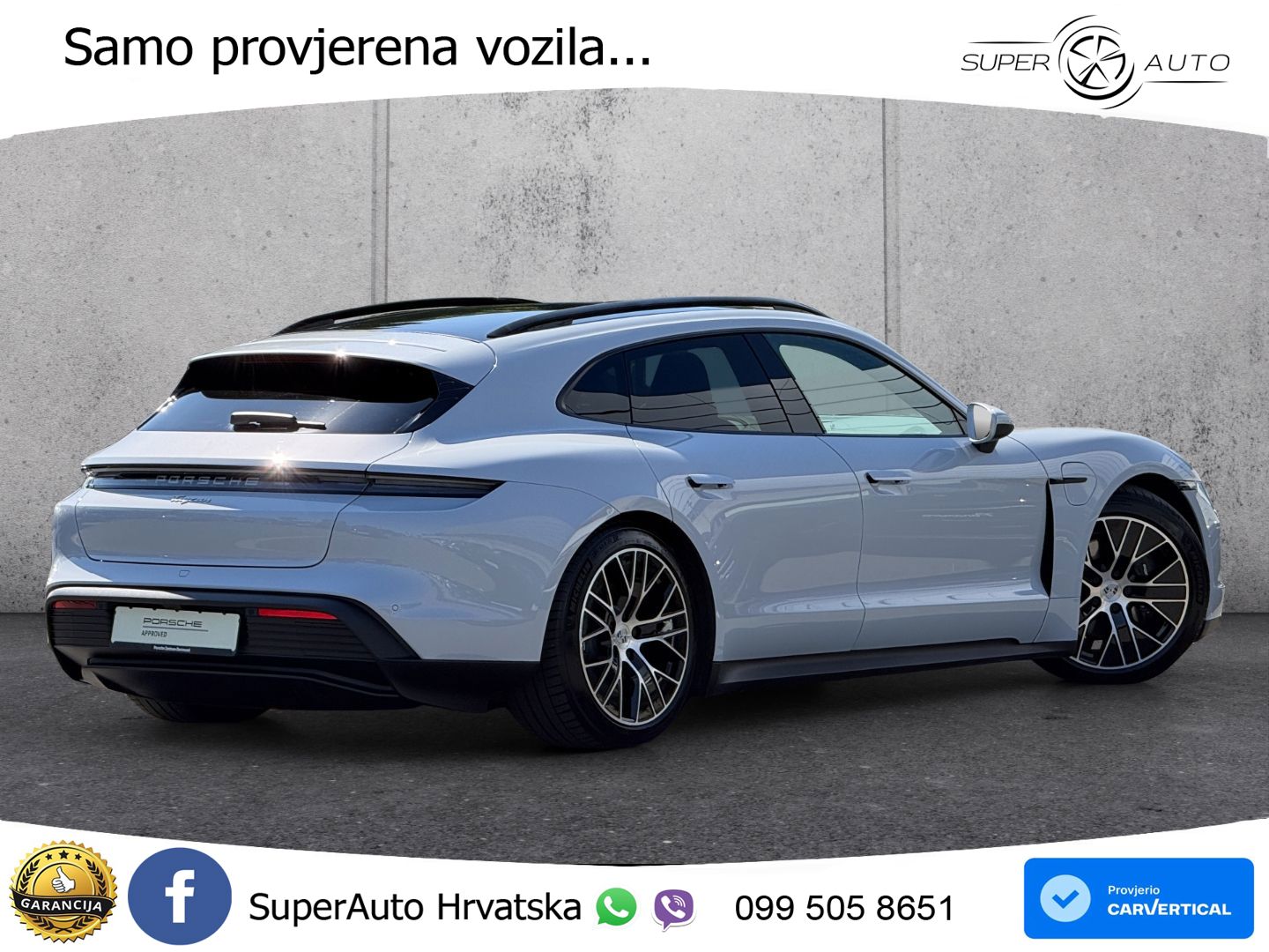 Porsche Taycan Sport Turismo 105 kWh (435 KS)