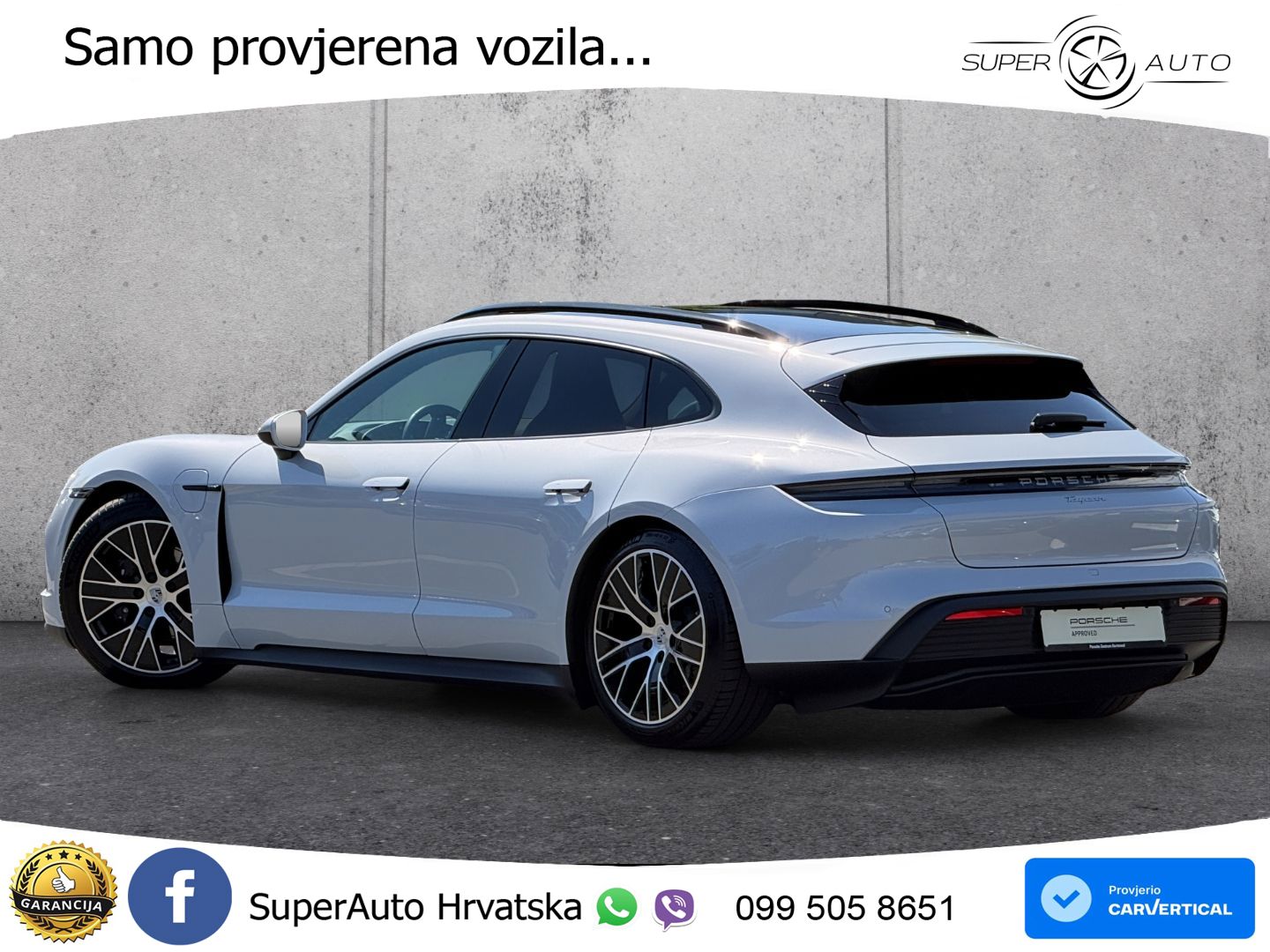 Porsche Taycan Sport Turismo 105 kWh (435 KS)