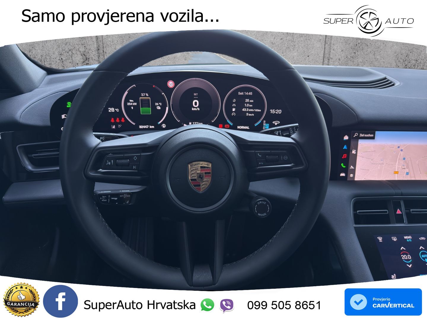 Porsche Taycan Sport Turismo 105 kWh (435 KS)