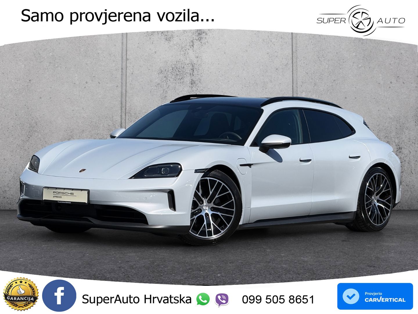 Porsche Taycan Sport Turismo 105 kWh (435 KS)
