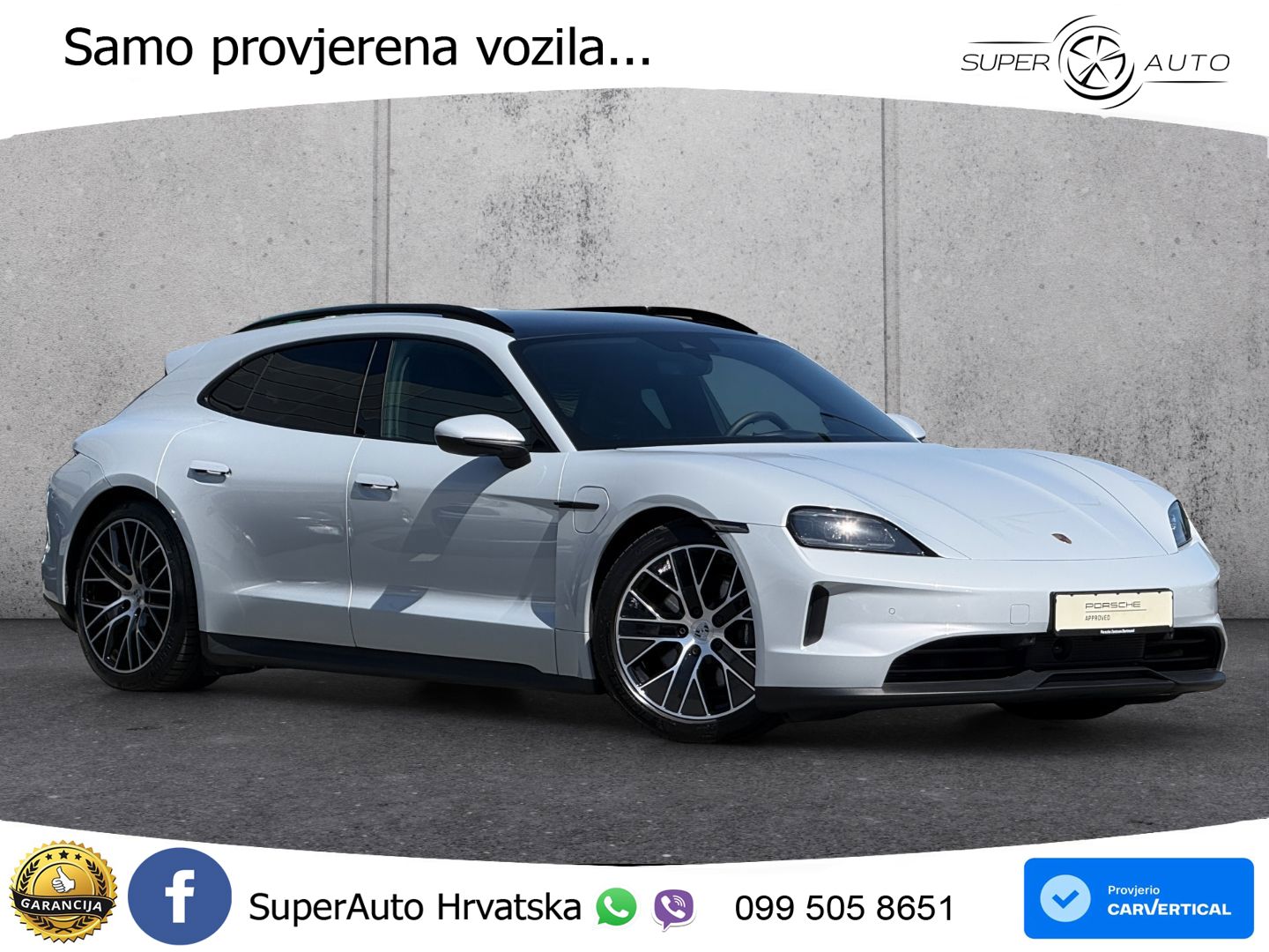 Porsche Taycan Sport Turismo 105 kWh (435 KS)