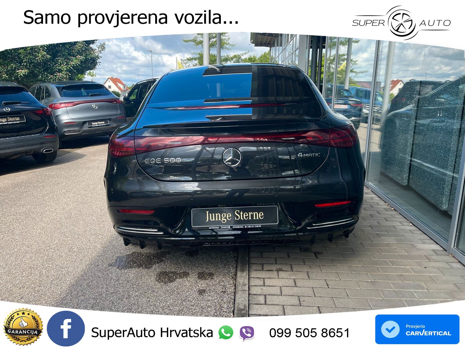 Mercedes EQE 500 100 kWh (408 KS) 4MATIC AMG LED+GR SJED+ACC