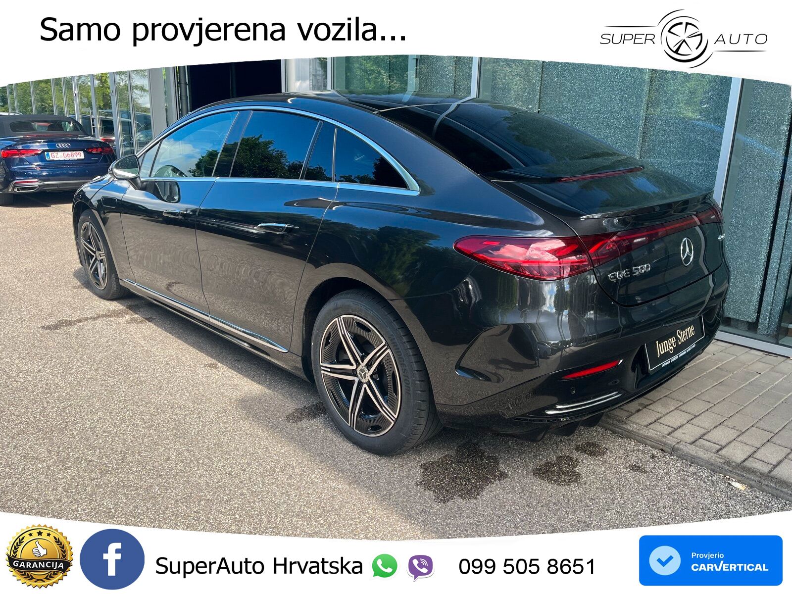 Mercedes EQE 500 100 kWh (408 KS) 4MATIC AMG LED+GR SJED+ACC
