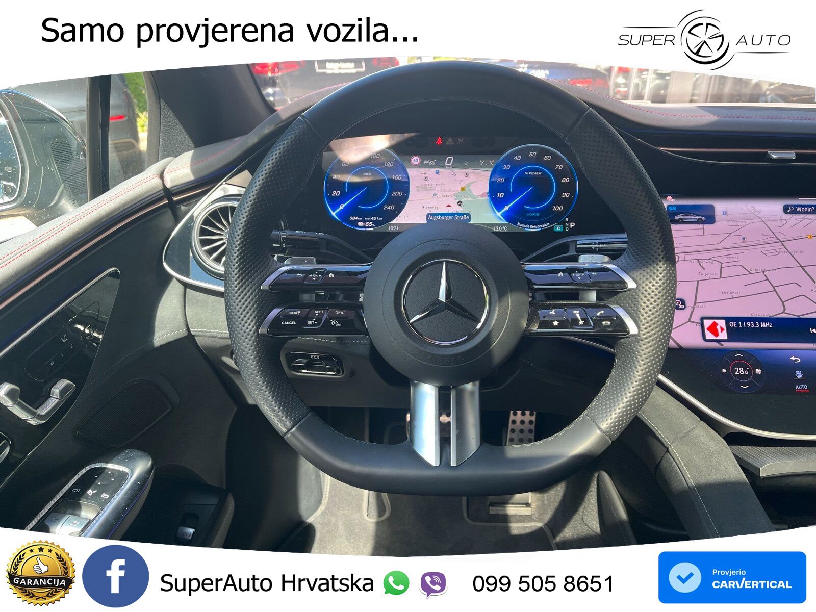 Mercedes EQE 500 100 kWh (408 KS) 4MATIC AMG LED+GR SJED+ACC