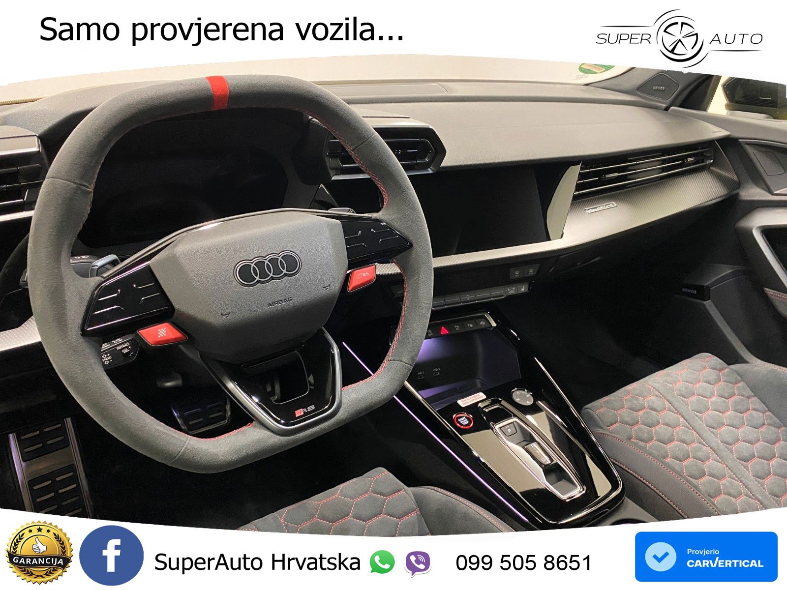 Audi RS3 Sedan 2.5 TFSI (400 KS) quattro S tronic LED+GR SJED+ACC
