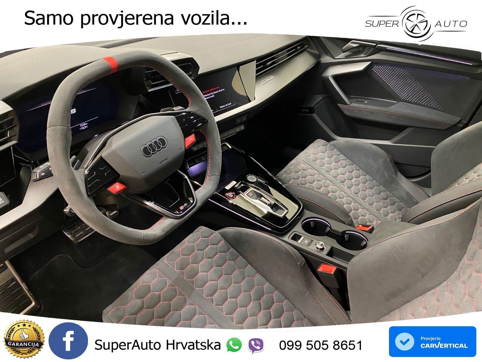 Audi RS3 Sedan 2.5 TFSI (400 KS) quattro S tronic LED+GR SJED+ACC
