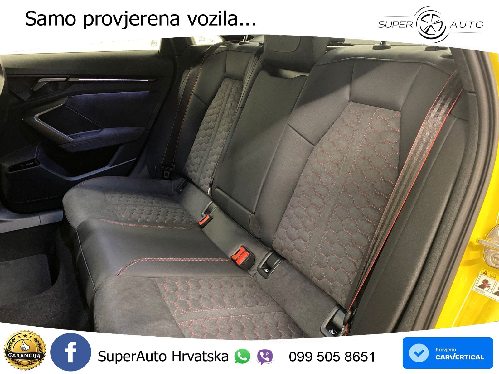 Audi RS3 Sedan 2.5 TFSI (400 KS) quattro S tronic LED+GR SJED+ACC