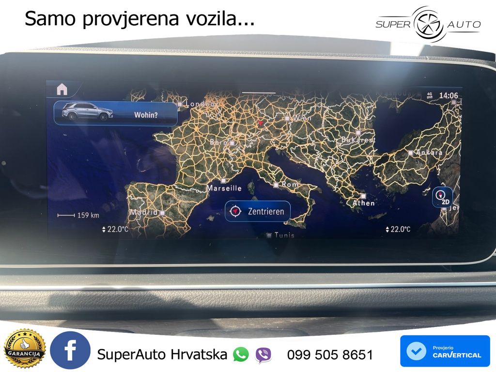 Mercedes GLE 450 3.0 (381 KS) EQ Boost 4MATIC 9G-TRONIC AMG LED+GR SJED+ACC