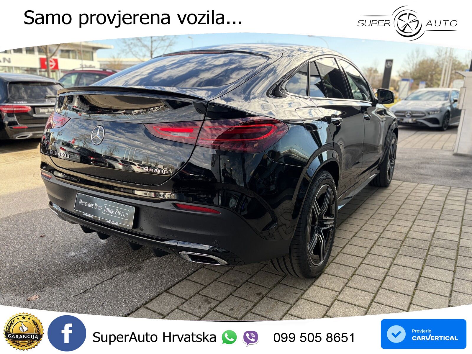 Mercedes GLE Coupe 450d (367 KS) EQ Boost 4MATIC 9G-TRONIC AMG LED+GR SJED+ACC