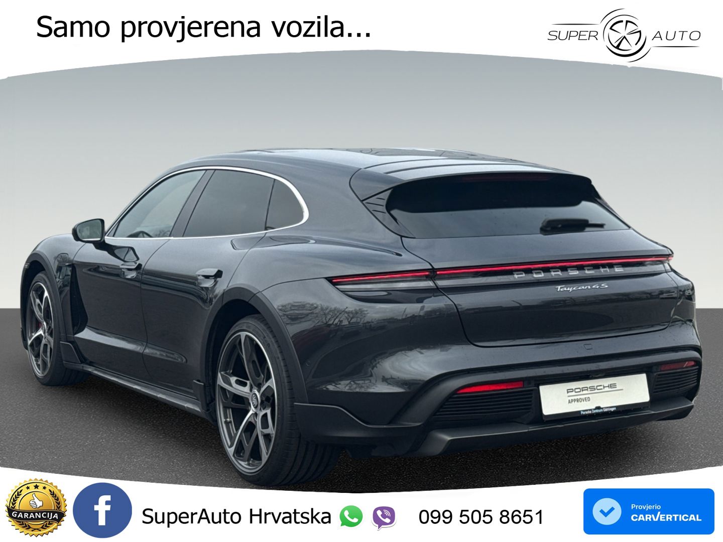 Porsche Taycan Cross Turismo 4S 93.4 kWh (571 KS)
