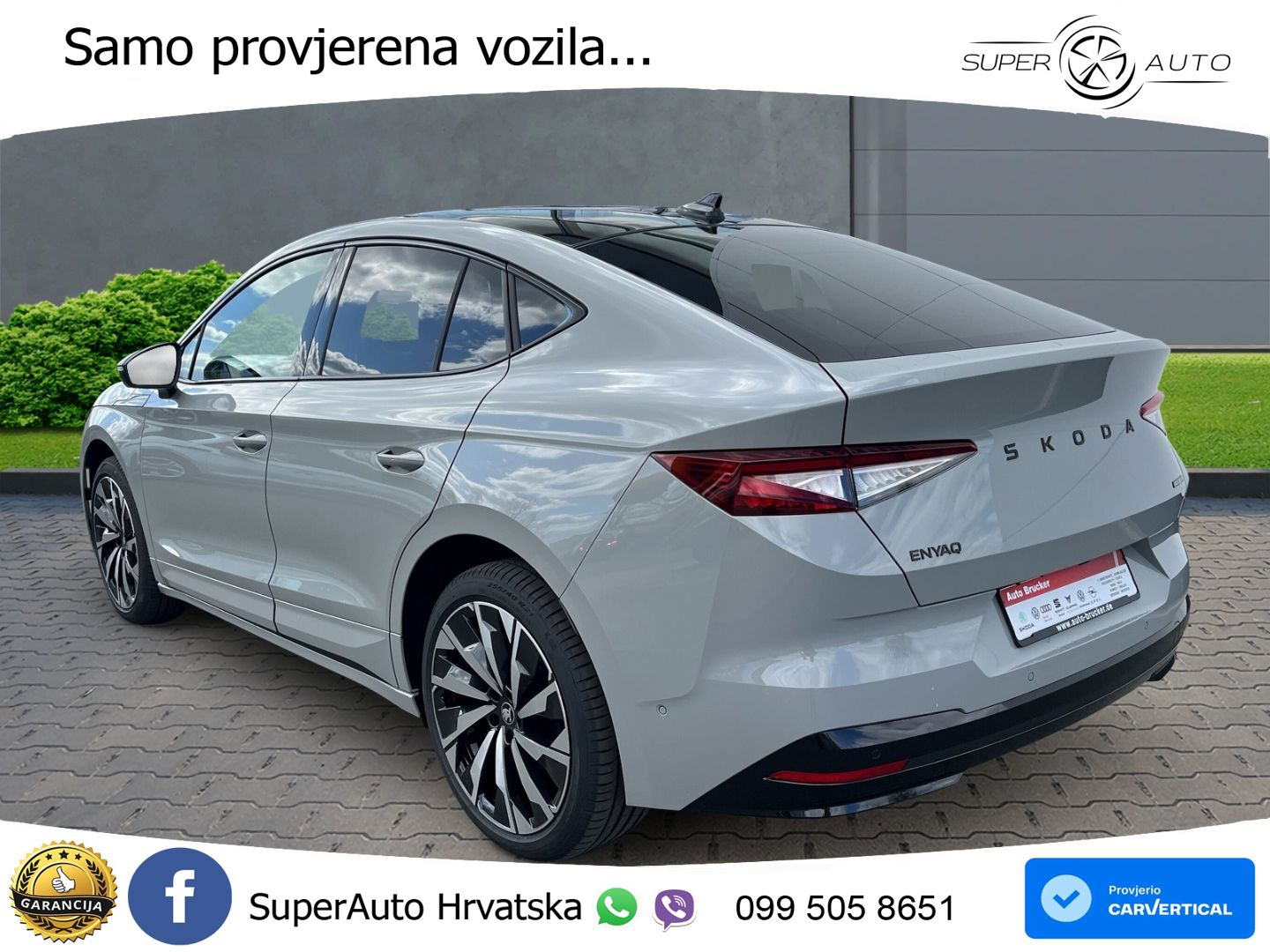 Škoda Enyaq Coupe iV 85 82 kWh (286 KS) SportLine LED+GR SJED+ACC