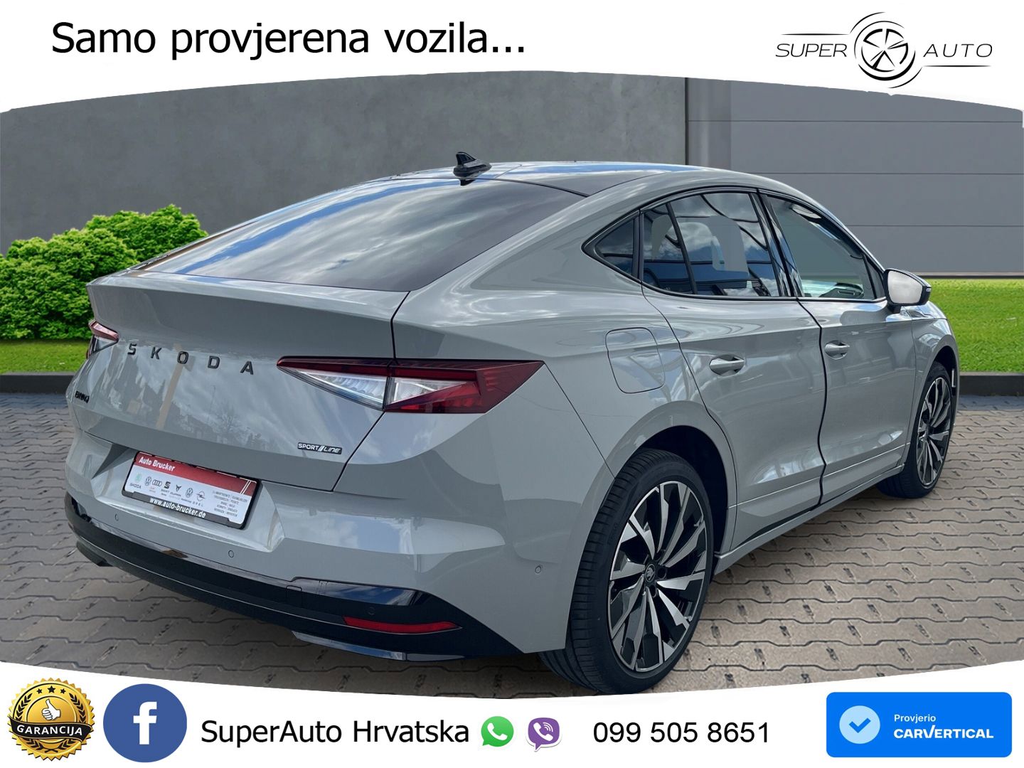 Škoda Enyaq Coupe iV 85 82 kWh (286 KS) SportLine LED+GR SJED+ACC