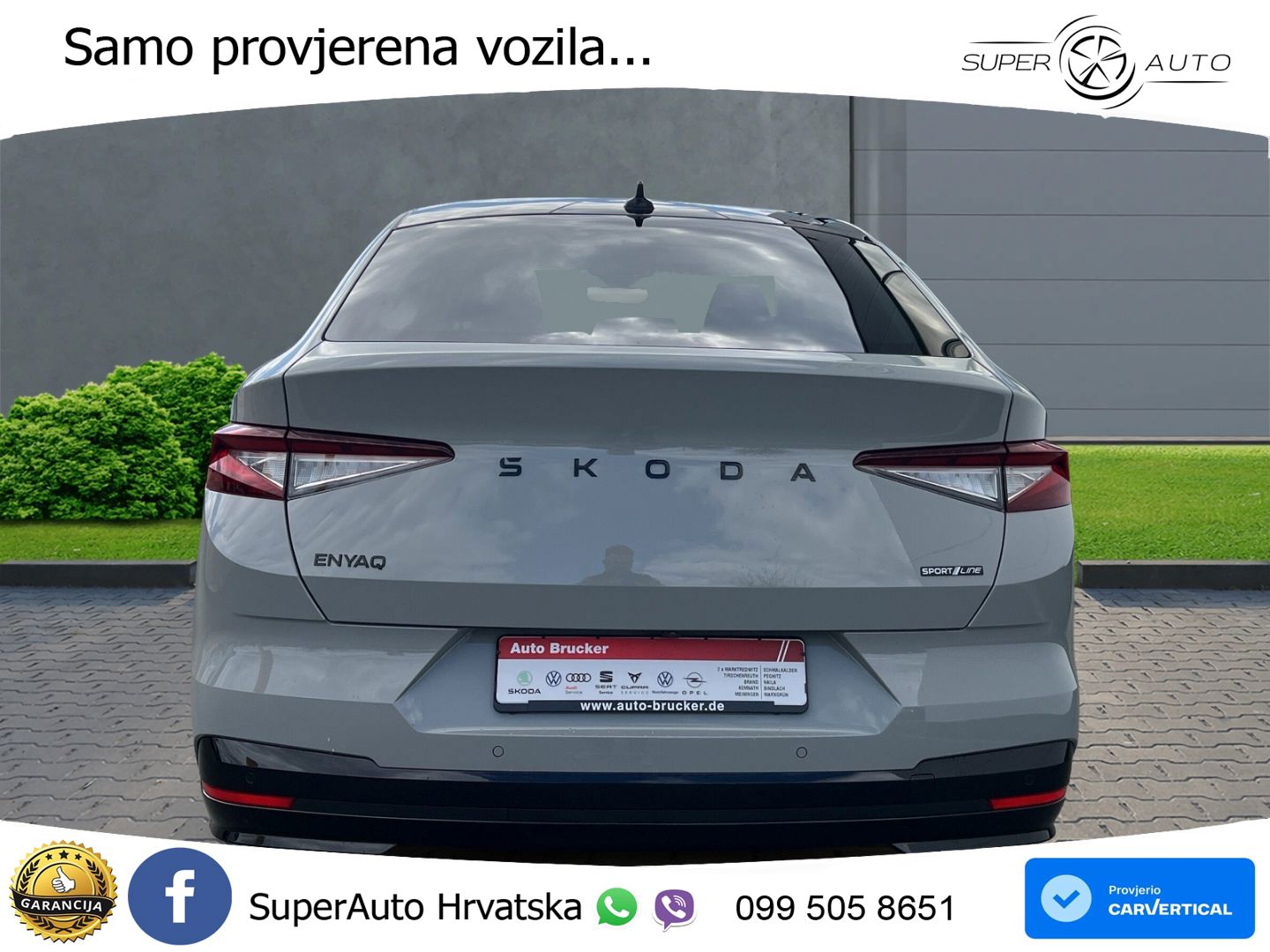 Škoda Enyaq Coupe iV 85 82 kWh (286 KS) SportLine LED+GR SJED+ACC