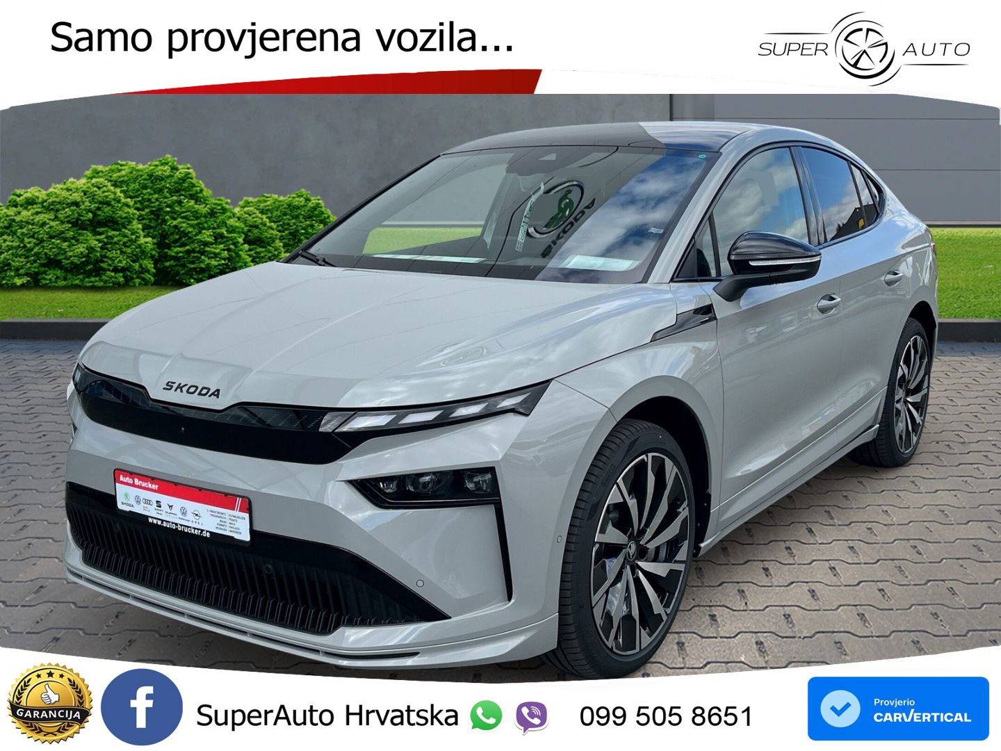 Škoda Enyaq Coupe iV 85 82 kWh (286 KS) SportLine LED+GR SJED+ACC