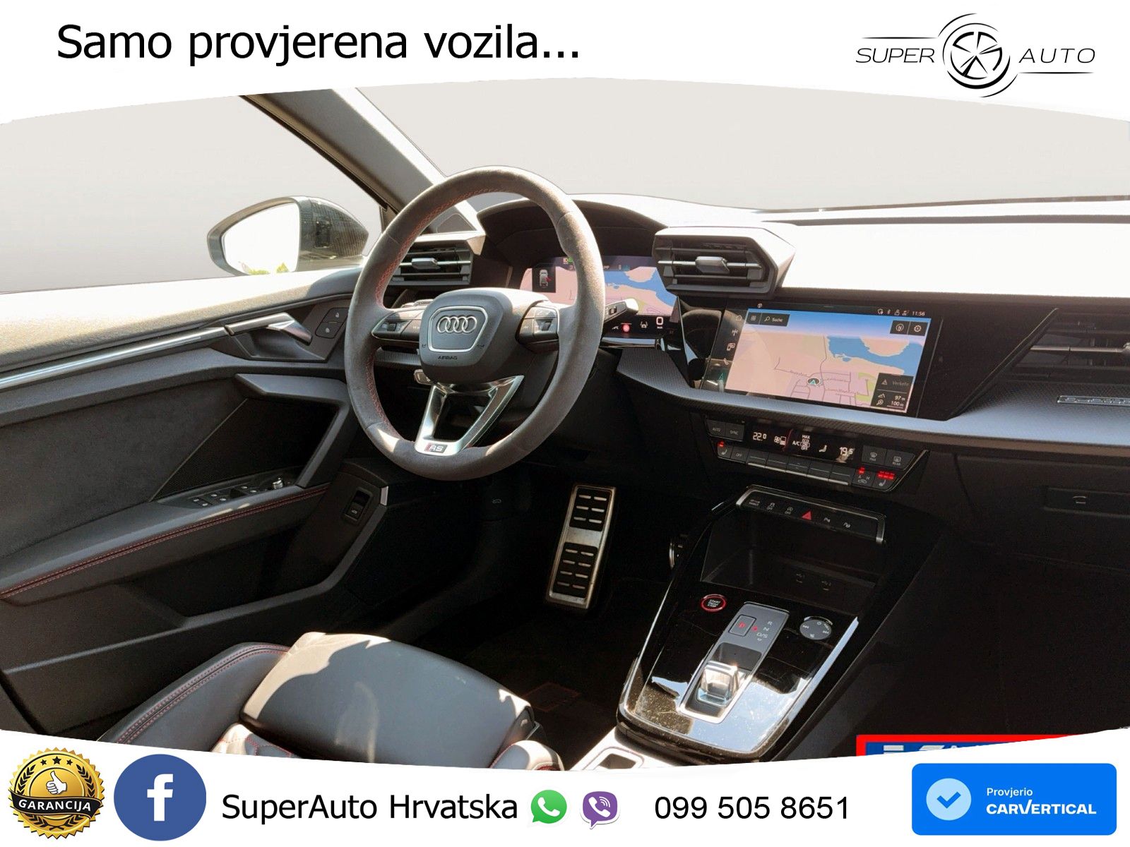 Audi RS3 Sedan 2.5 TFSI (400 KS) quattro S tronic LED+GR SJED+ACC