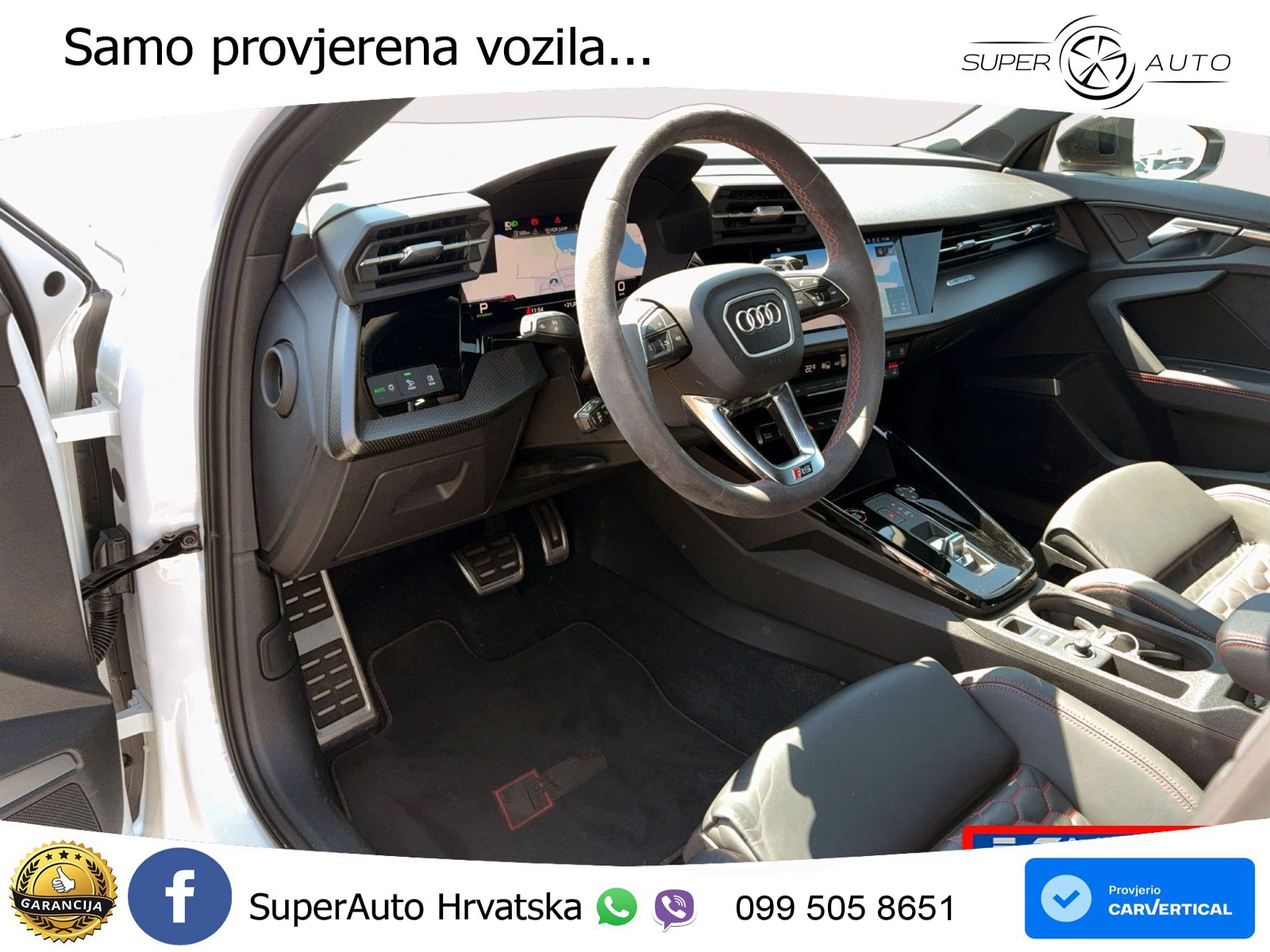 Audi RS3 Sedan 2.5 TFSI (400 KS) quattro S tronic LED+GR SJED+ACC