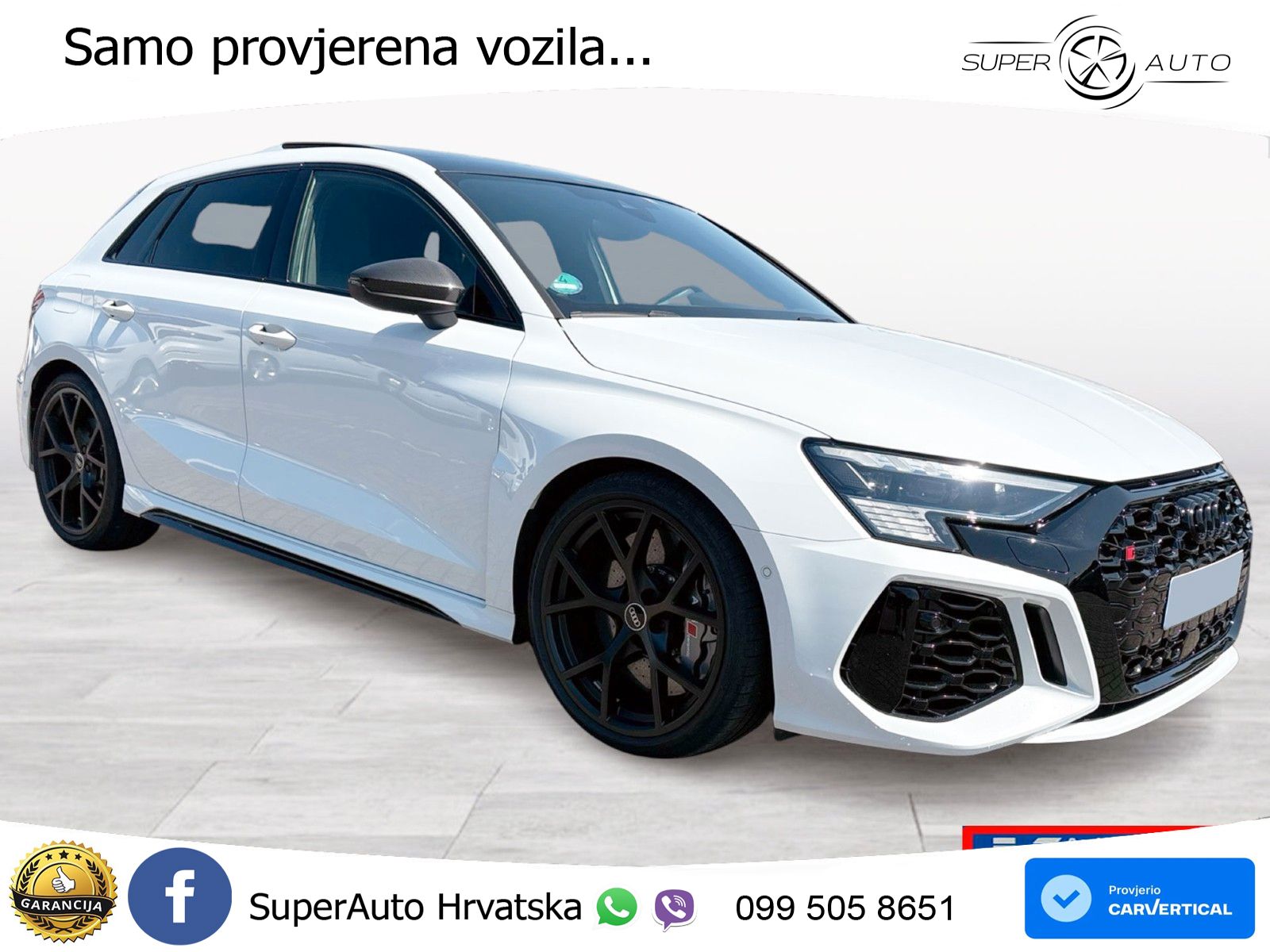 Audi RS3 Sedan 2.5 TFSI (400 KS) quattro S tronic LED+GR SJED+ACC