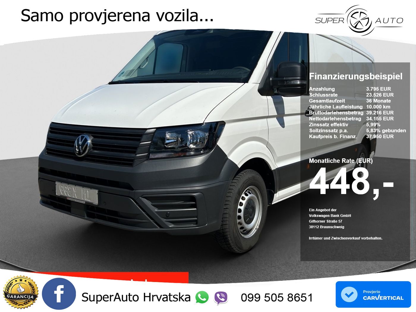 VW Crafter 140 KS