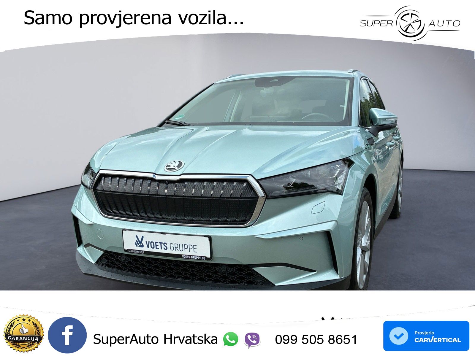 Škoda Enyaq iV 80 82 kWh (204 KS) LED+GR SJED+ACC