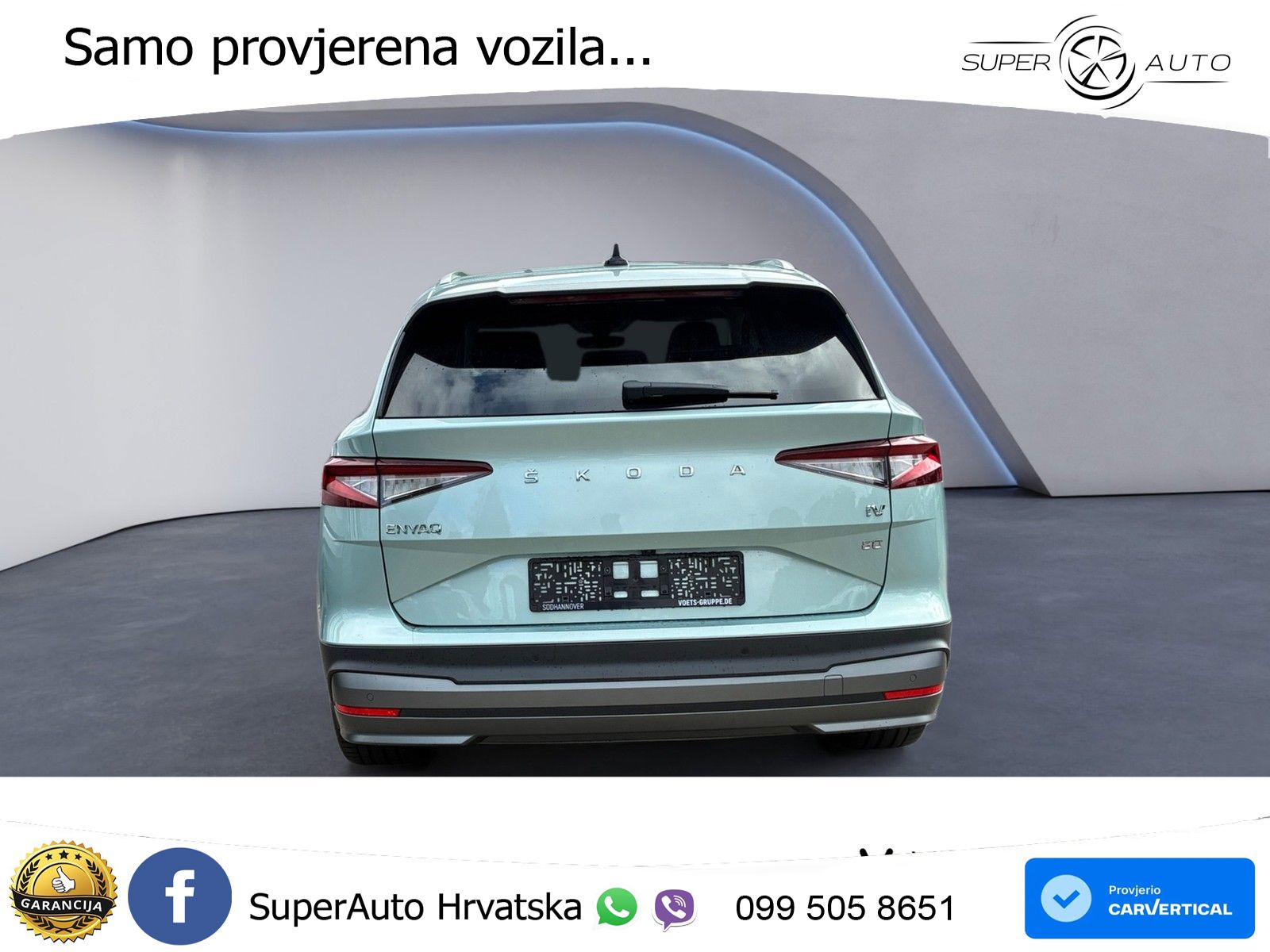 Škoda Enyaq iV 80 82 kWh (204 KS) LED+GR SJED+ACC
