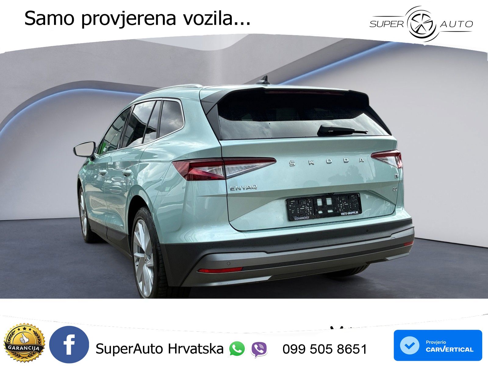 Škoda Enyaq iV 80 82 kWh (204 KS) LED+GR SJED+ACC